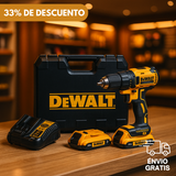 Kit DEWALT Taladro Inalámbrico + 26 accesorios + 2 bateries