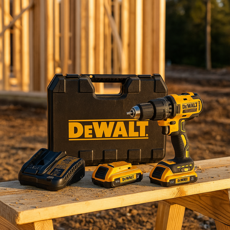 Kit DEWALT Taladro Inalámbrico + 26 accesorios + 2 bateries